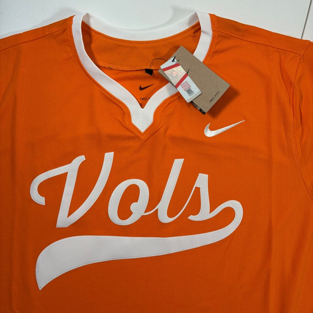 NEW Nike Tennessee Volunteers Baseball Jersey 3XL Orange Vols UNBB-0DV7